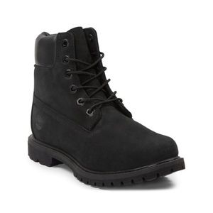 Timberland Black Women's Combat Moto Boots